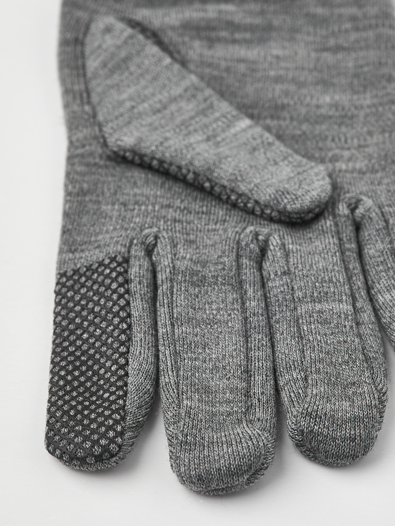 Hestra Merino Touch Point in Grey-2